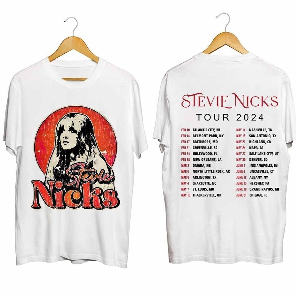 Vintage Stevie Nicks 2024 Sweat Concert Tour T-Shirt 2 Sided